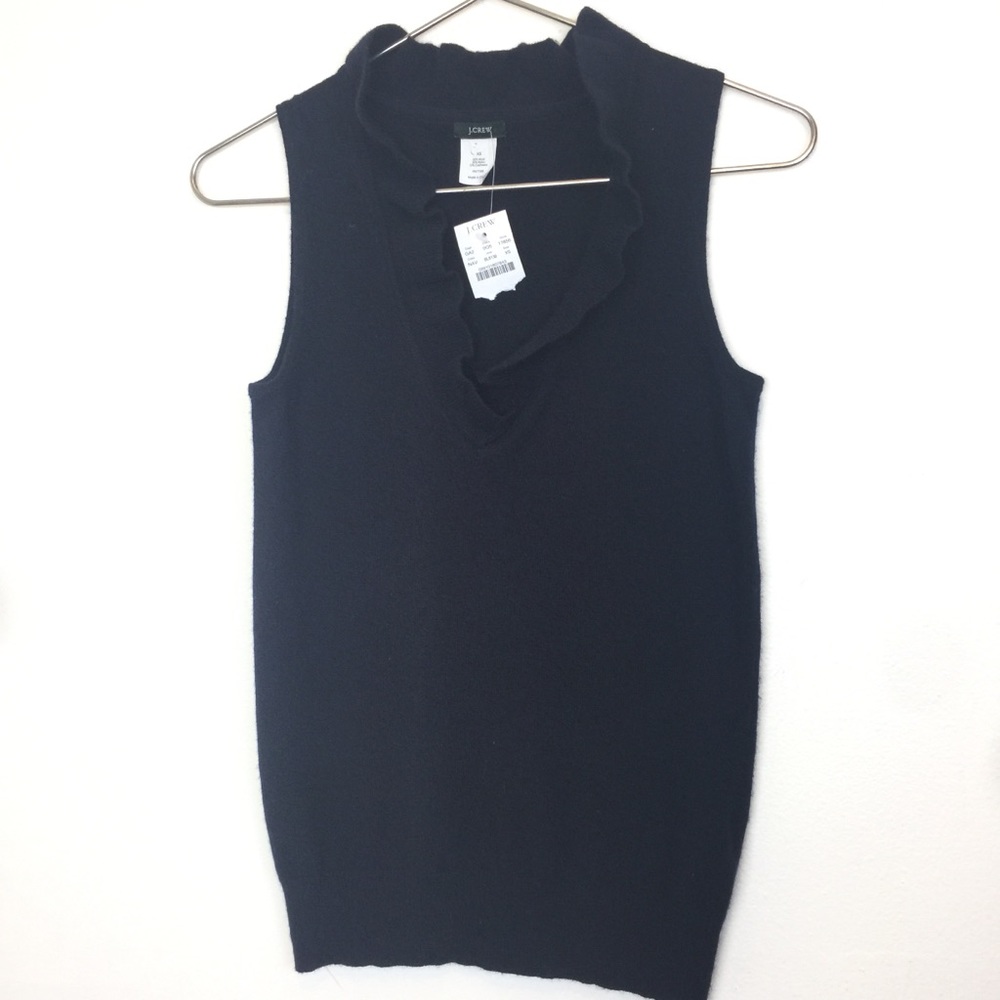 J. Crew Navy Blouse